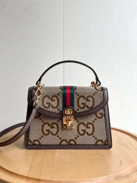 Gucci Ophidia GG 자카드 미니 탑핸들백