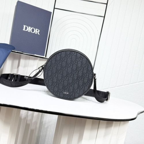 디올 오블리크 라운드 숄더백