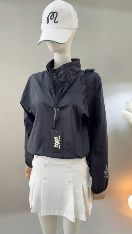 PXG 라운드넥 하프지퍼 윈드브레이커