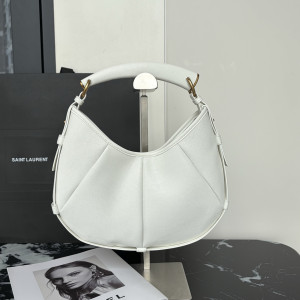 생로랑 스무스 레더 호보 핸들백