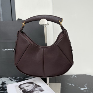 생로랑 스무스 레더 호보 핸들백